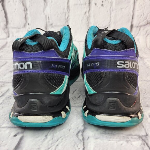 Salomon XA Pro 3D Mountain Trail Running Shoes Womens Sz 7 Purple Durable Comfor - Picture 7 of 14